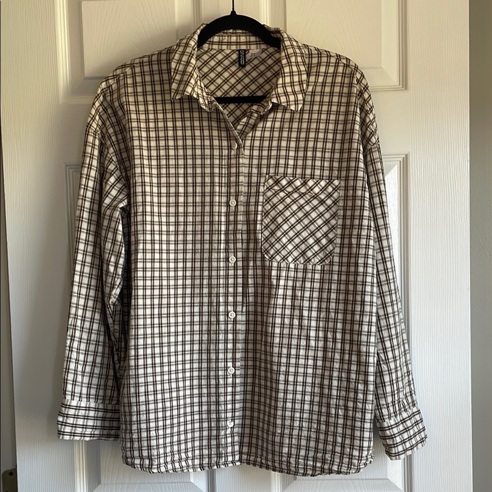 H&M Woman's Long Sleeve Button Down Shirt